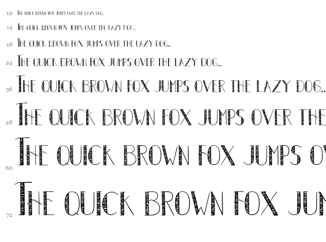 Autumn Leaves font waterfall
